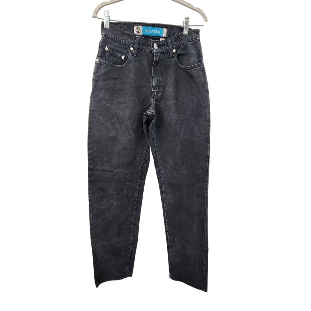 Vintage Levi's Silver Tab Relaxed Fit Black Jeans 29 X 34 07/1997